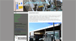 Desktop Screenshot of carpinteriajavier.com